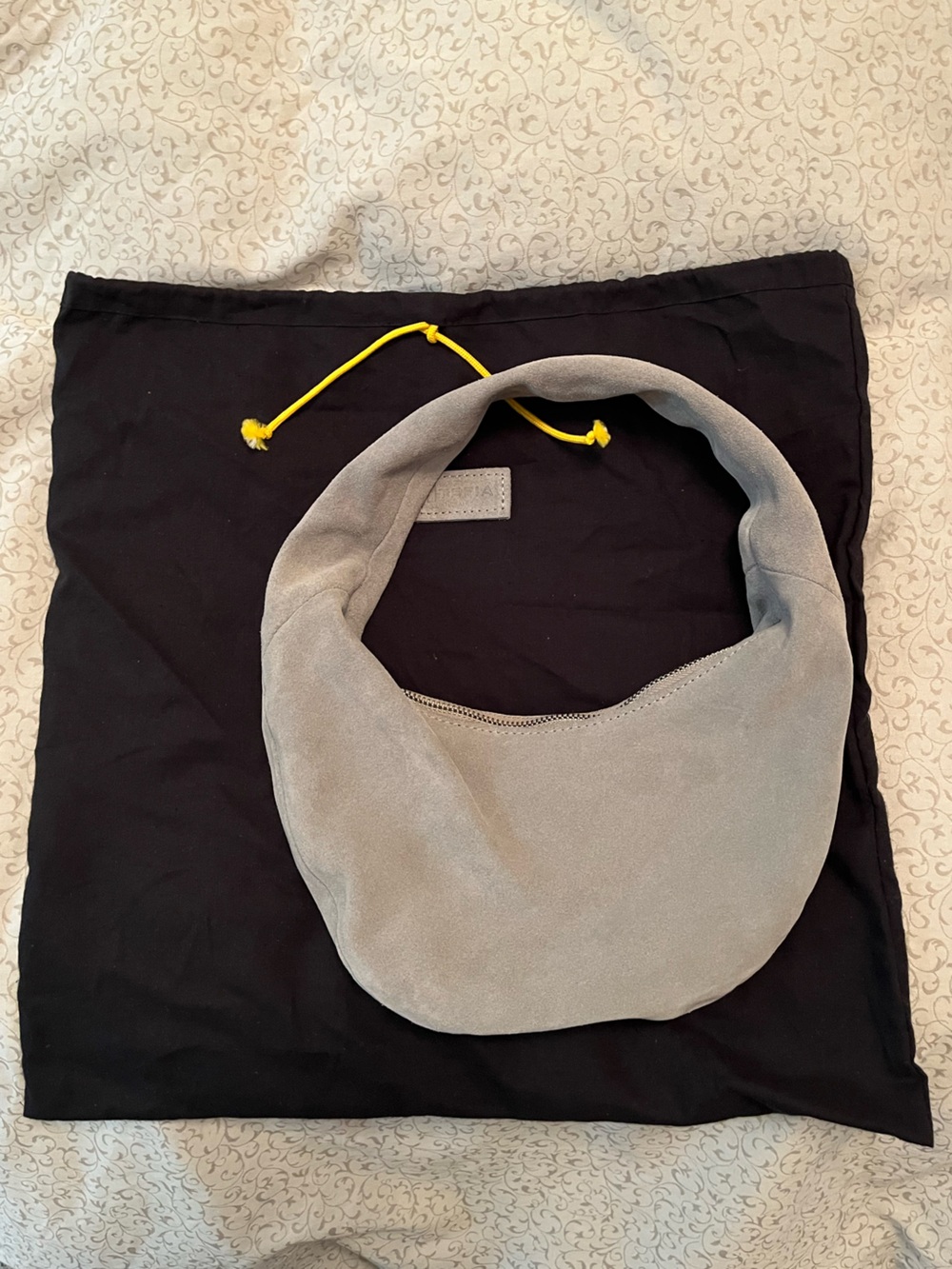 100% Suede Rounded Purse - Picture 7 of 13